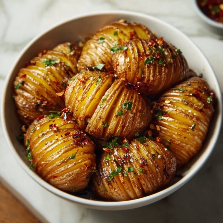 Salt & Pepper Mini Hasselback Potatoes with Cajun Dip Recipe