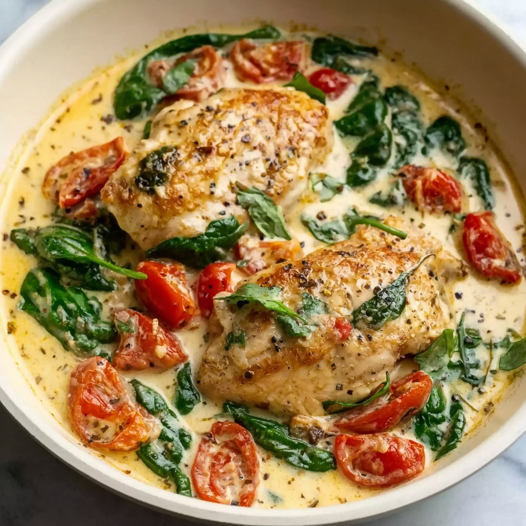 Crockpot Tuscan Chicken Recipe - Recipe Image