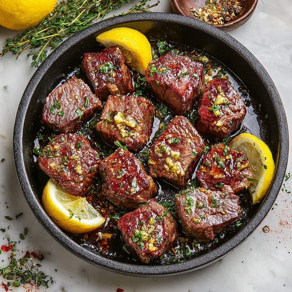 Garlic Butter Steak Bites in 15 Minutes Recipe - Recipe Image