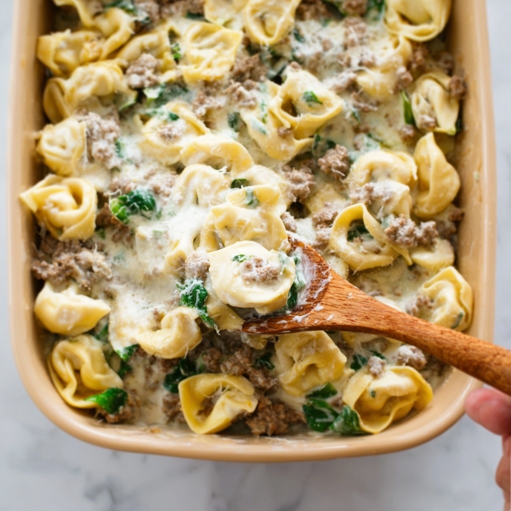 Cheesesteak Tortellini Skillet Recipe - Recipe Image