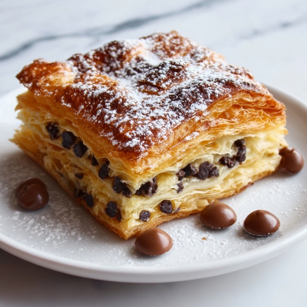 Croissant Breakfast Bake with Chocolate Chips Recipe - Recipe Image