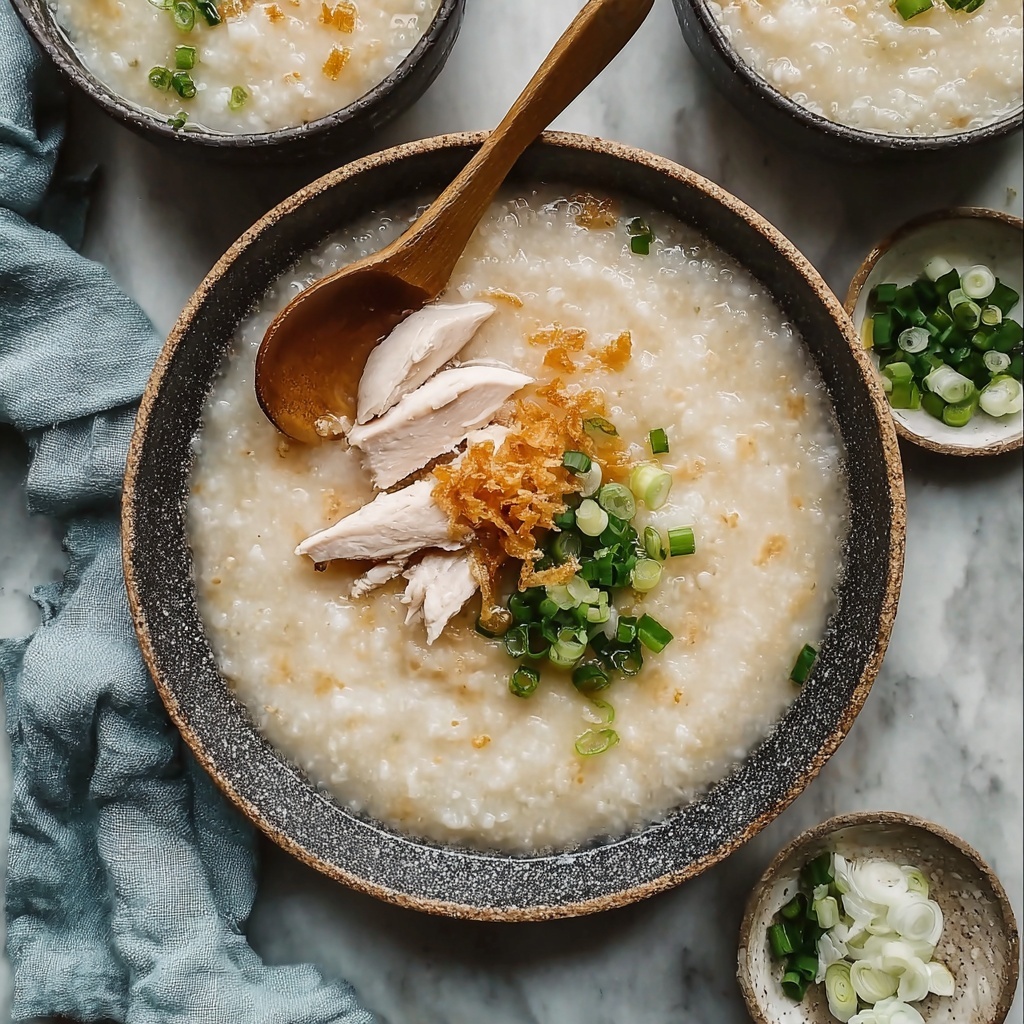 Comforting Chicken Congee Recipe for Cozy Evenings Recipe - Recipe Image