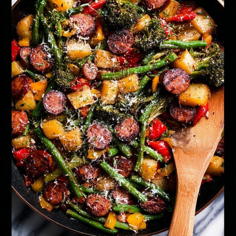 Sheet Pan Sausage and Veggies Recipe