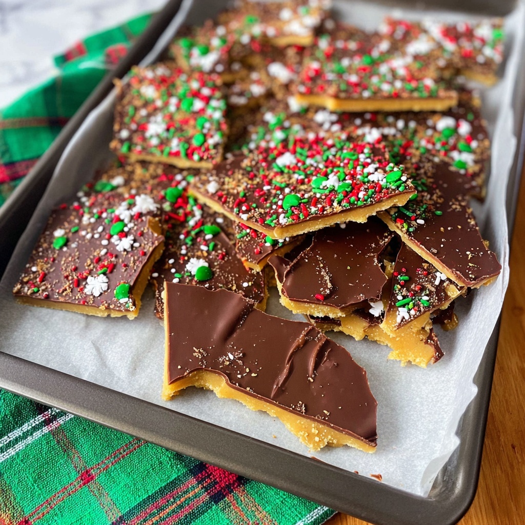 Christmas Crack (Cracker Toffee) Recipe - Recipe Image