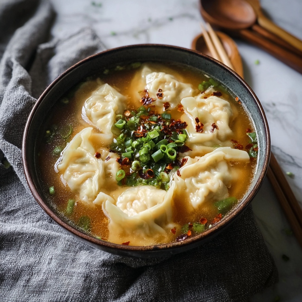 Super Easy Dumpling Soup for Cozy Weeknight Comfort Recipe - Recipe Image