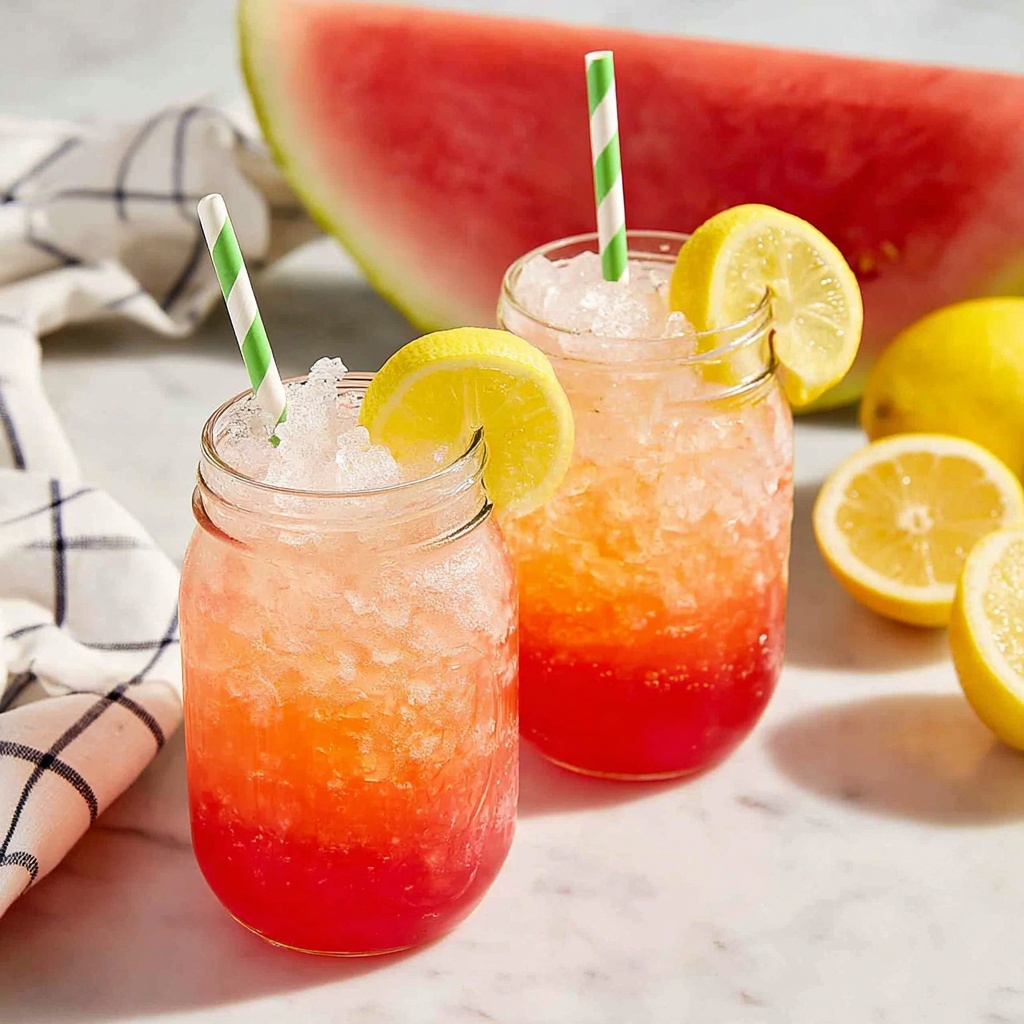 Watermelon Lemonade Recipe - Recipe Image