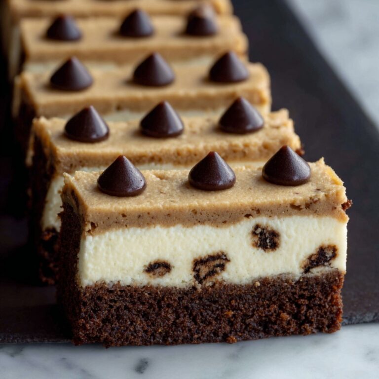 Brown Butter Chocolate Chip Cookie Cheesecake Bars Recipe