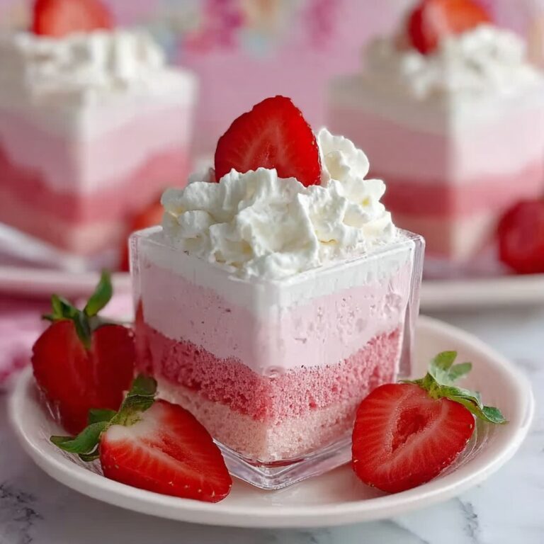Creamy Strawberry Mousse with Fresh Fruit Garnish Recipe