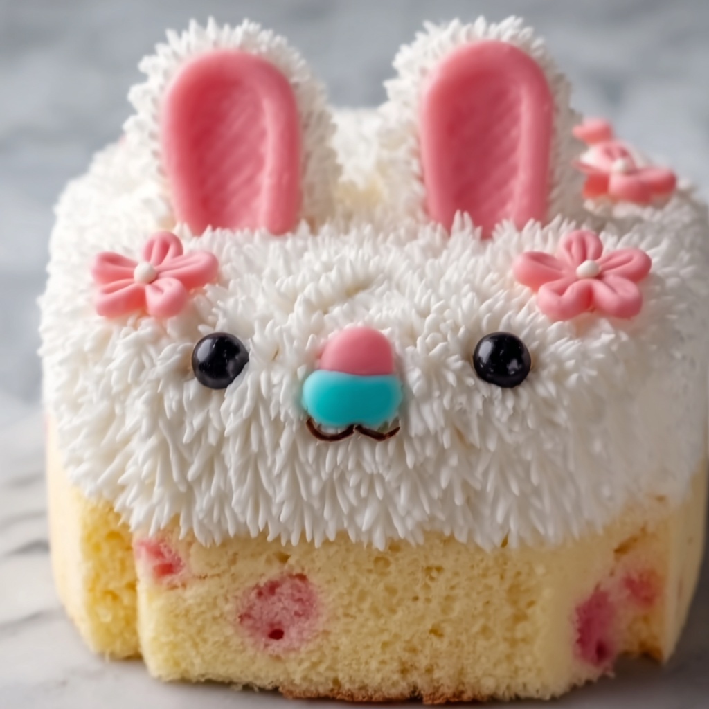 Easter Bunny Poke Cake Recipe - Recipe Image