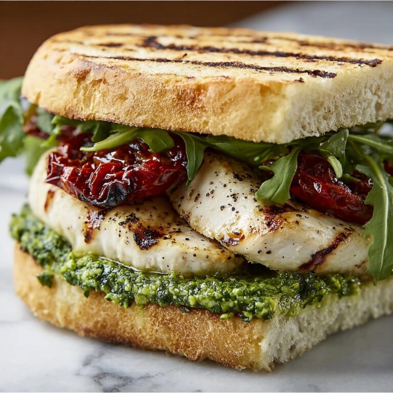 Grilled Chicken Sandwich with Pesto Recipe