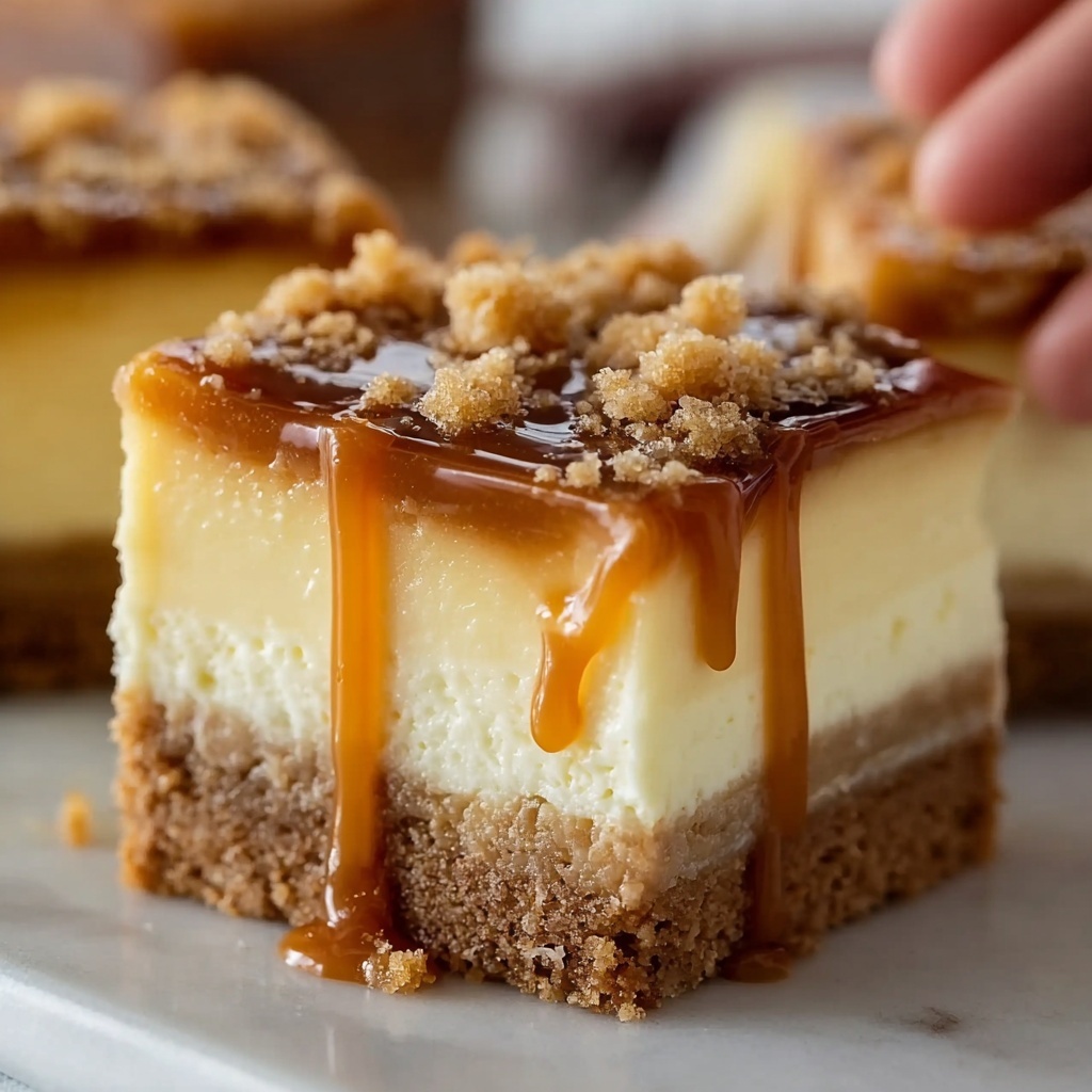 Caramel Cheesecake Bars Recipe - Recipe Image