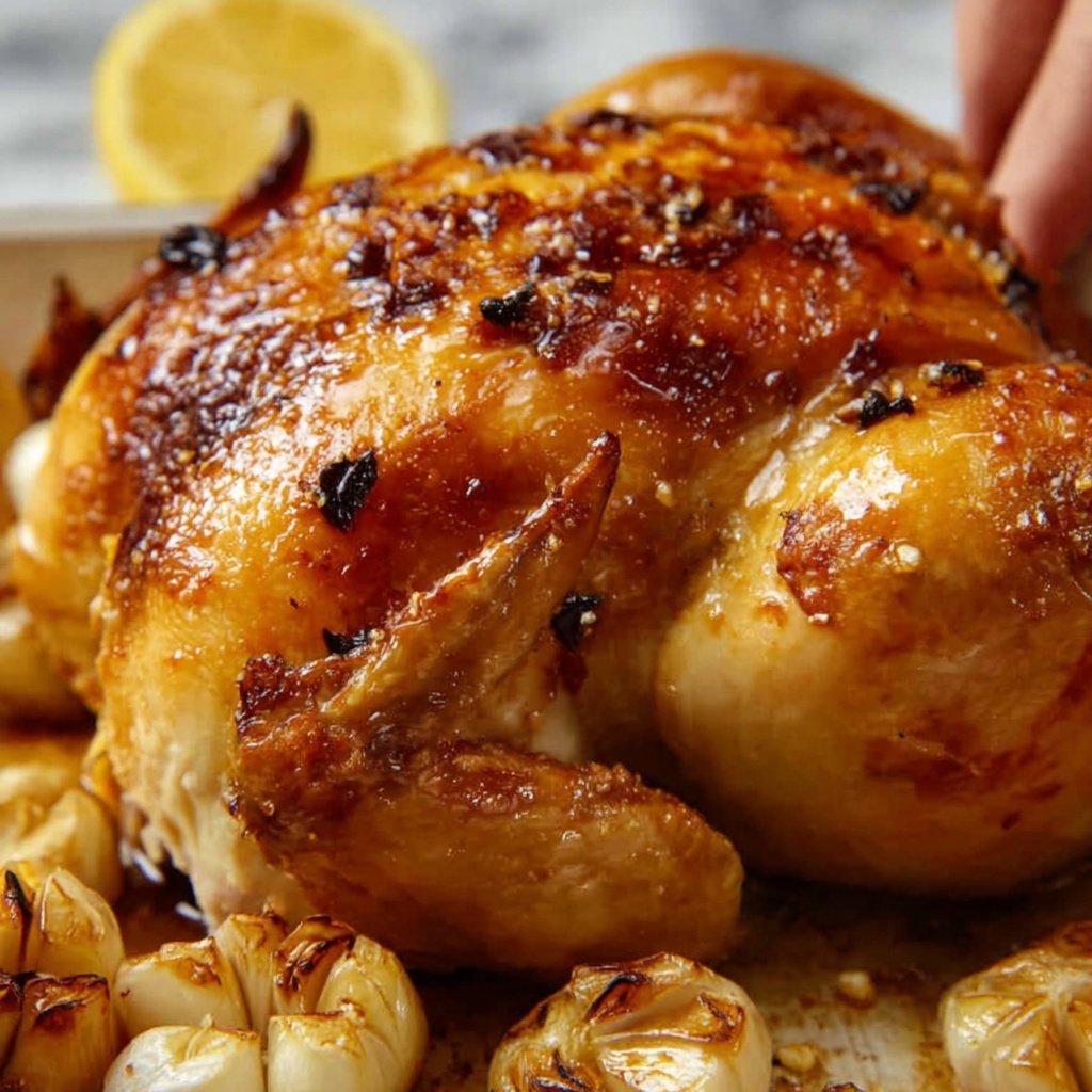 Honey Lemon Roast Chicken Recipe - Recipe Image