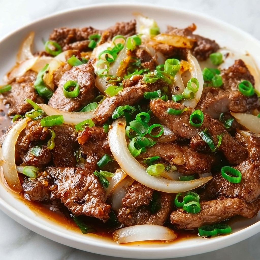 Chinese Beef and Onion Stir Fry Recipe - Recipe Image