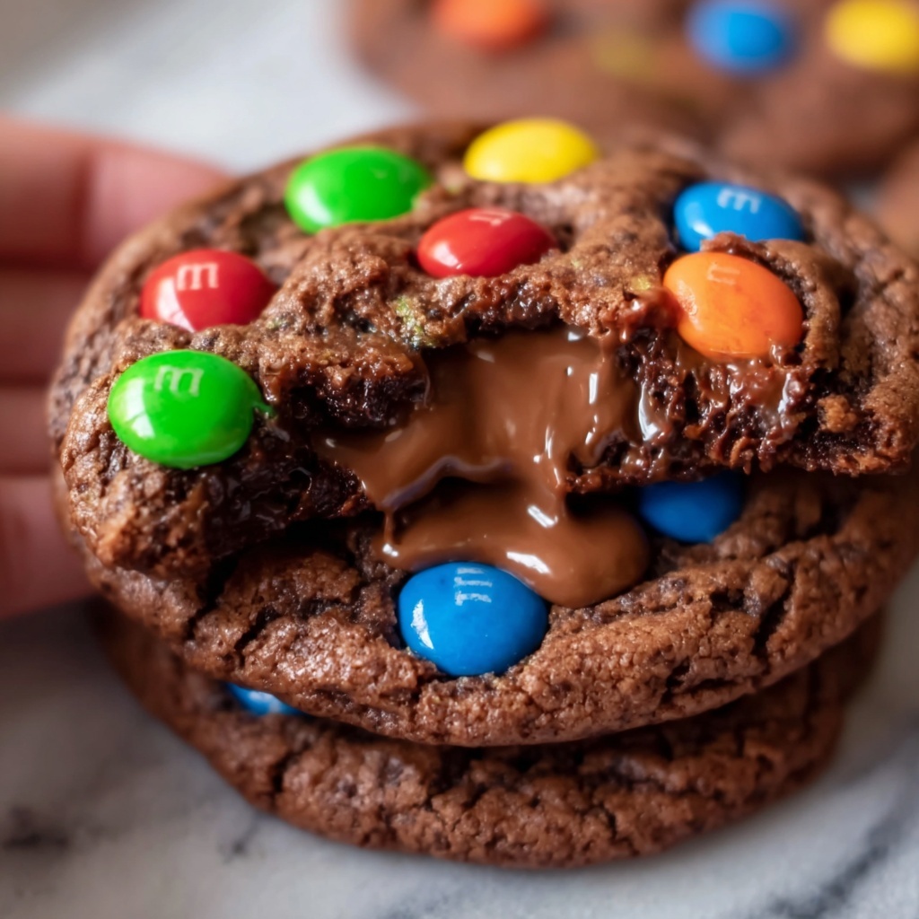 Chocolate Lava M&M Surprise Cookies Recipe - Recipe Image