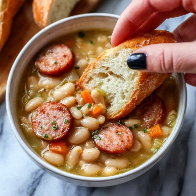 Creamy Bean and Kielbasa Soup Recipe