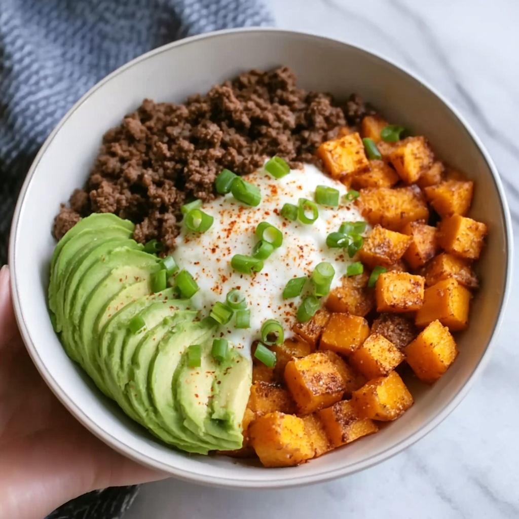 Hot Honey Ground Beef Bowl Recipe - Recipe Image
