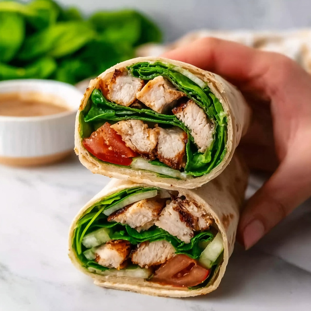Chicken Veggie Wrap Recipe - Recipe Image