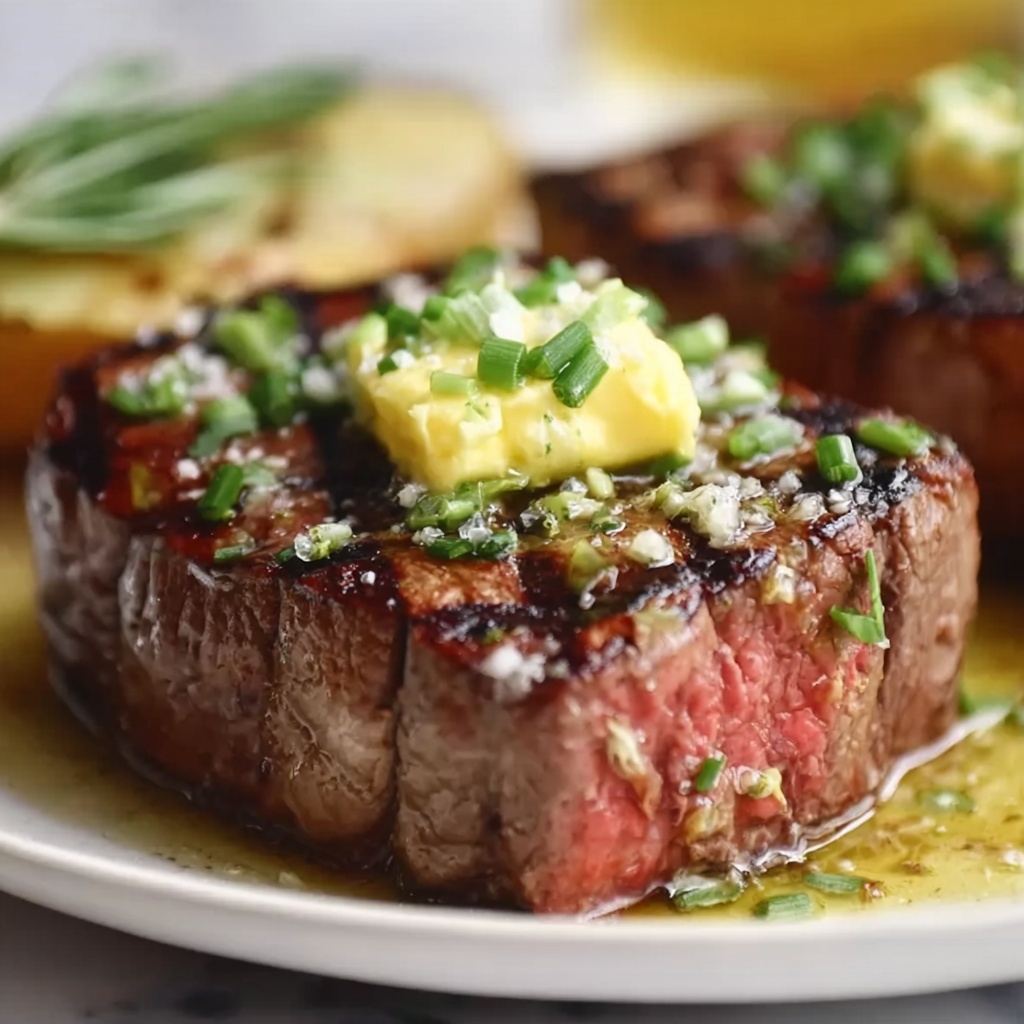 Pan-Seared Ribeye Steak with Garlic Butter and Herbs Recipe - Recipe Image