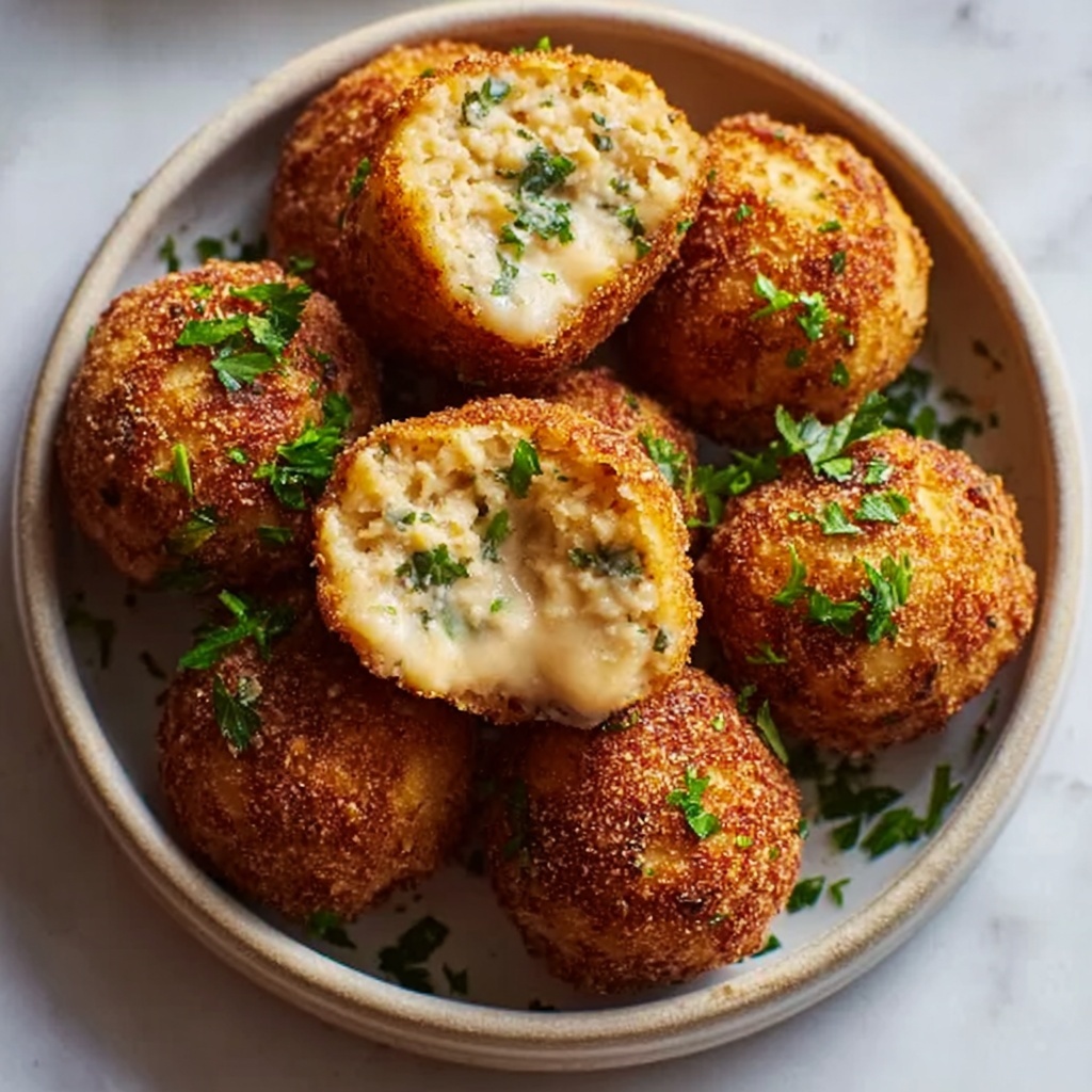 Crispy Reuben Balls with Spicy Thousand Island Dip Recipe - Recipe Image