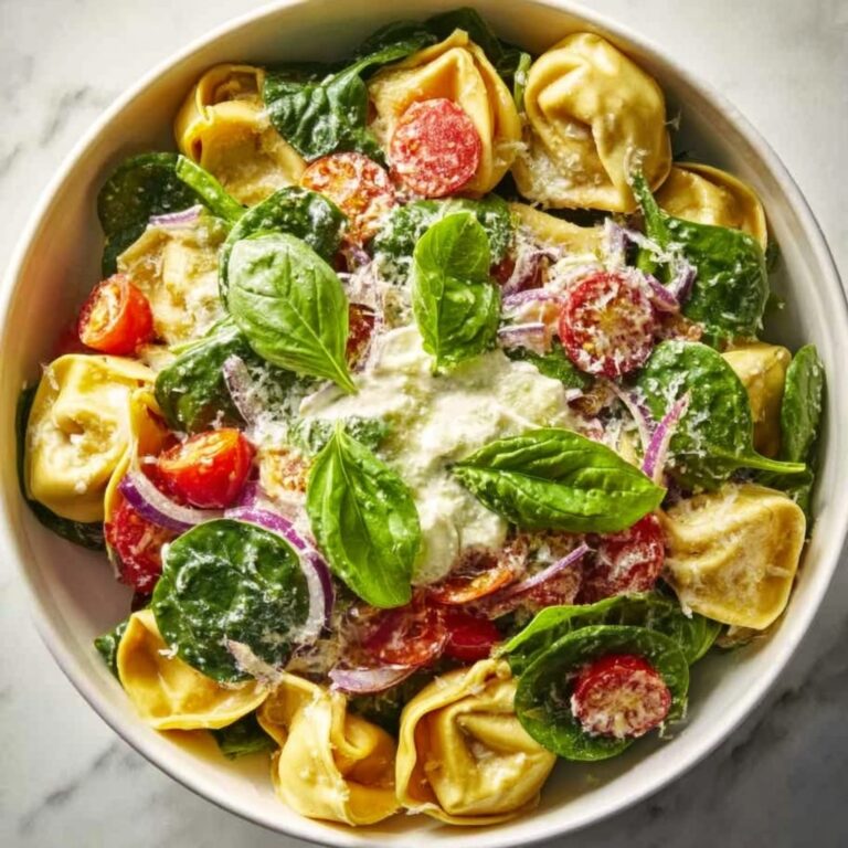 Easy Fresh Grinder Tortellini Salad Recipe