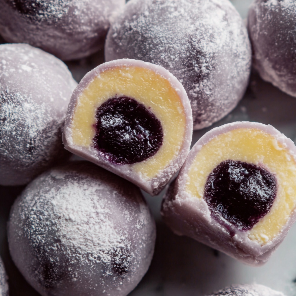 White Chocolate Blueberry Truffles Recipe - Recipe Image