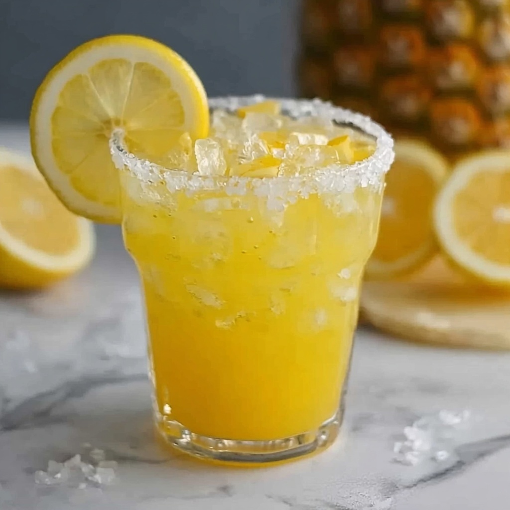 Pineapple Lemon Drop Cocktail Recipe - Recipe Image