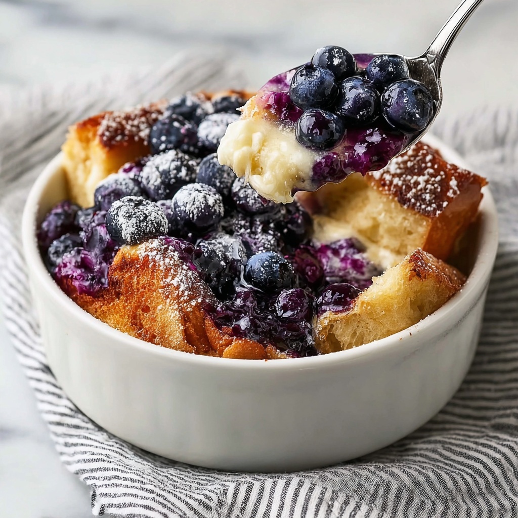 Blueberry Cream Cheese French Toast Casserole Recipe - Recipe Image