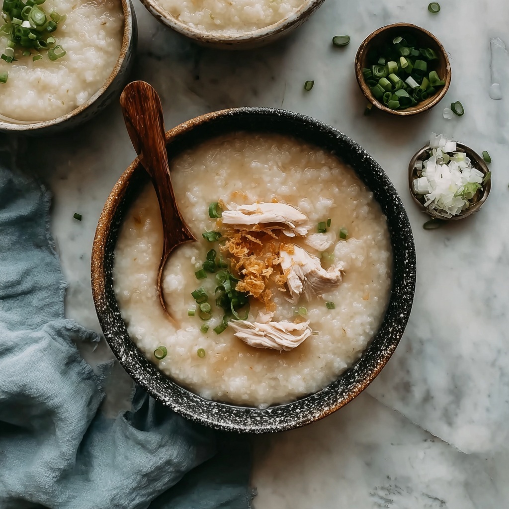 Comforting Chicken Congee Recipe for Cozy Evenings Recipe - Recipe Image