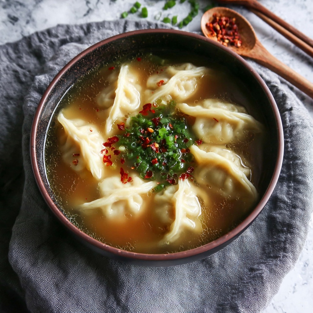 Super Easy Dumpling Soup for Cozy Weeknight Comfort Recipe - Recipe Image