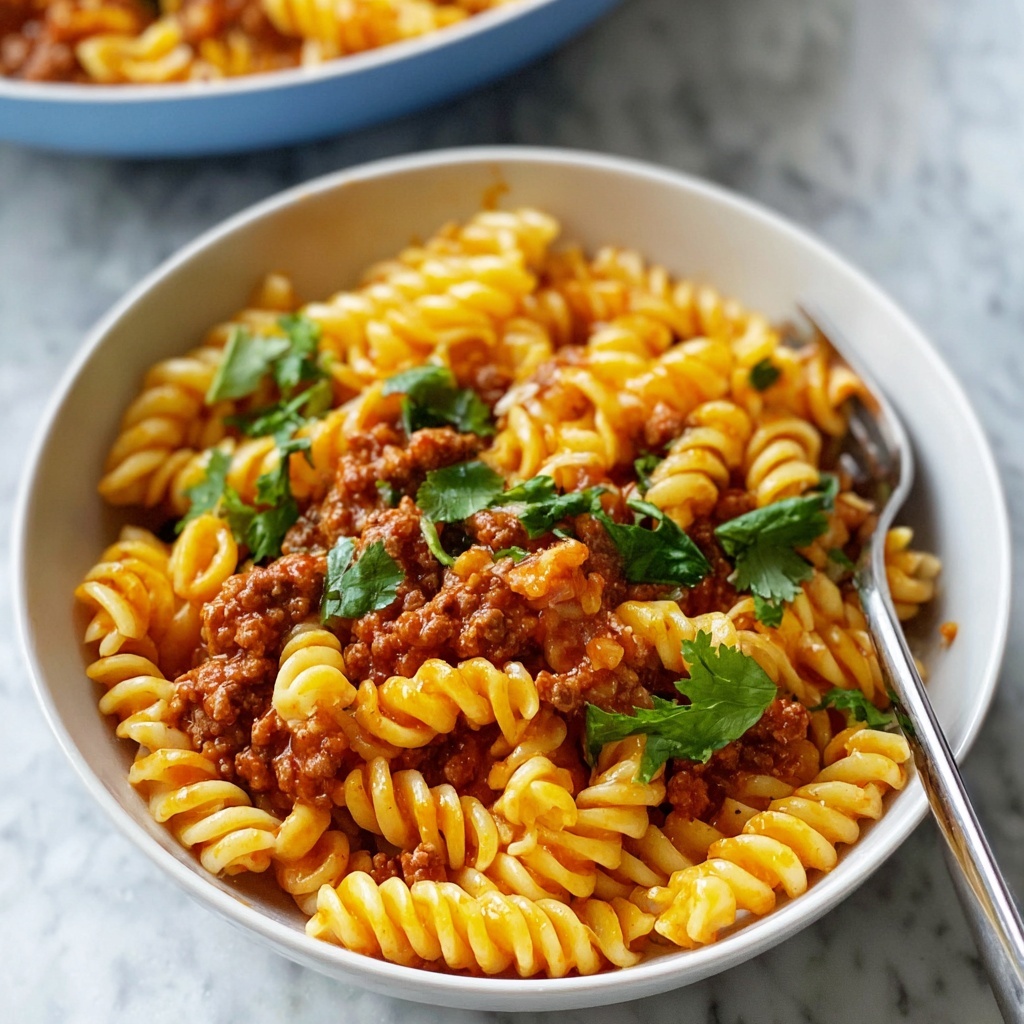 Cheesy Taco Pasta: 30-Minute Family Dinner Recipe - Recipe Image