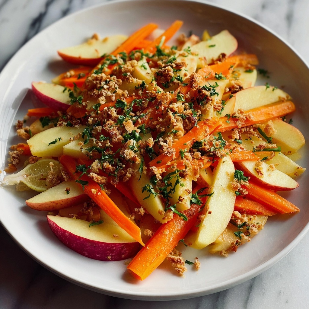 Crunchy Apple Carrot Salad Delight Recipe - Recipe Image