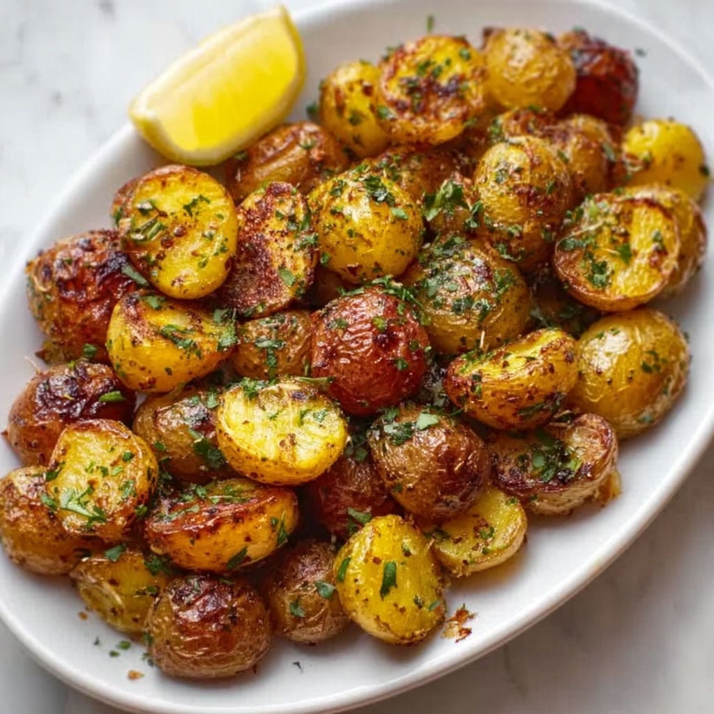 Easy Greek Lemon Potatoes Recipe - Recipe Image