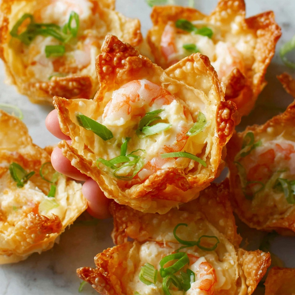 Shrimp and Cream Cheese Wontons Recipe - Recipe Image