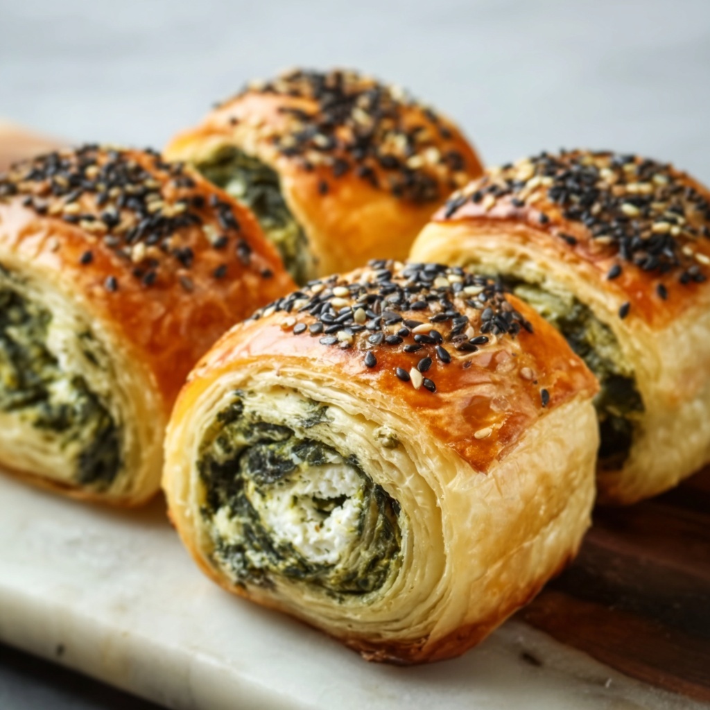 Spinach and Ricotta Rolls Recipe - Recipe Image