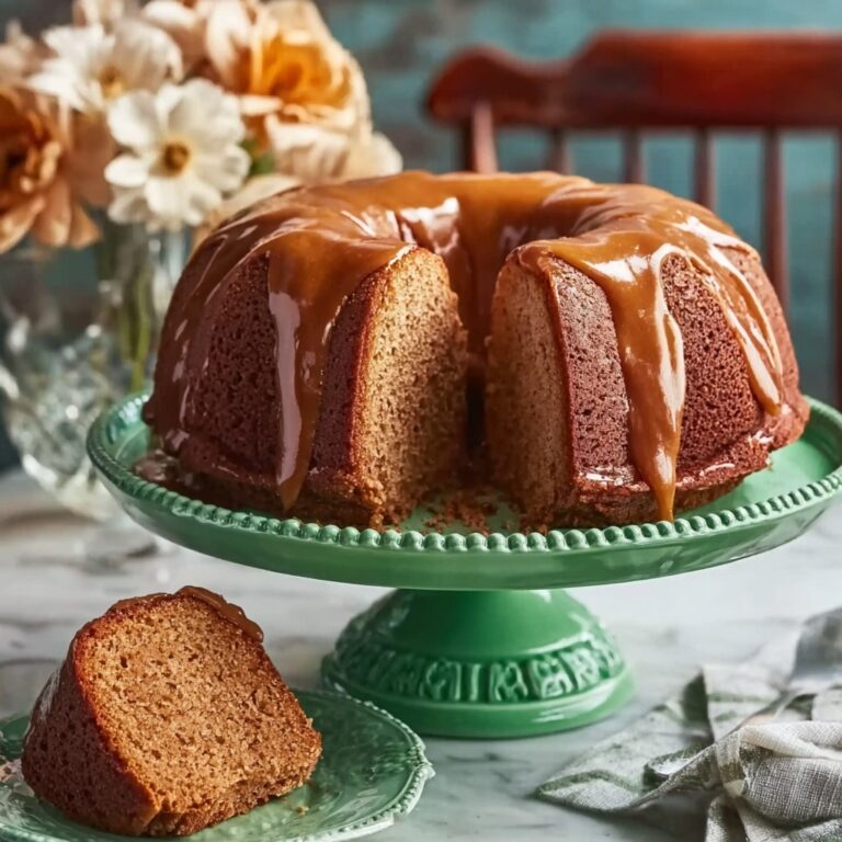 Brown Sugar Caramel Pound Cake Recipe