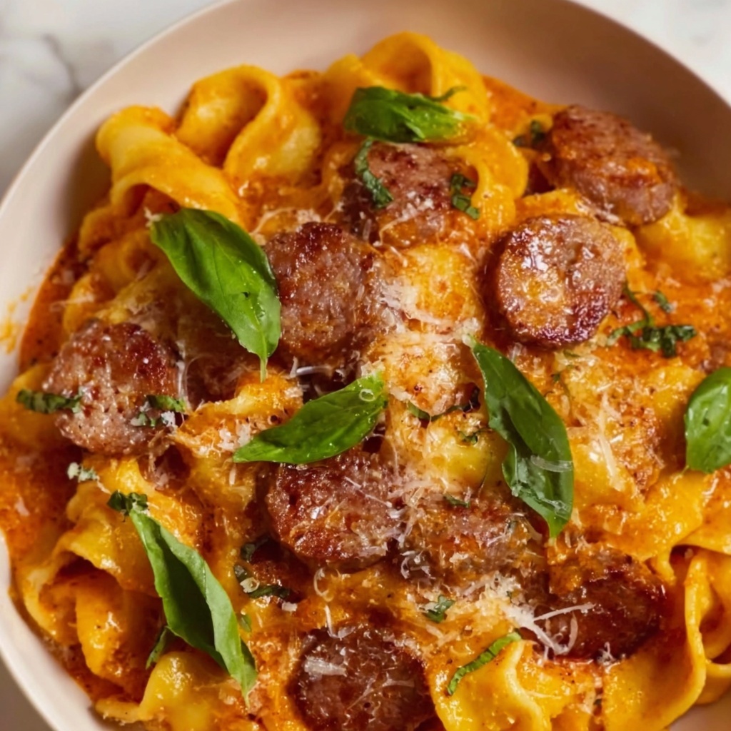 Sausage Nduja Pasta Recipe - Recipe Image