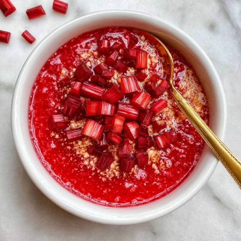 Simple Homemade Rhubarb Sauce Recipe