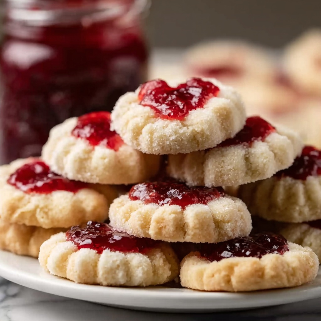 Raspberry Thumbprint Cookies Recipe - Recipe Image