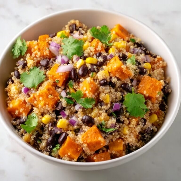 Roasted Sweet Potato Black Bean Quinoa Salad Recipe