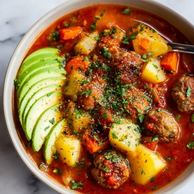 Mexican Meatball Soup Recipe