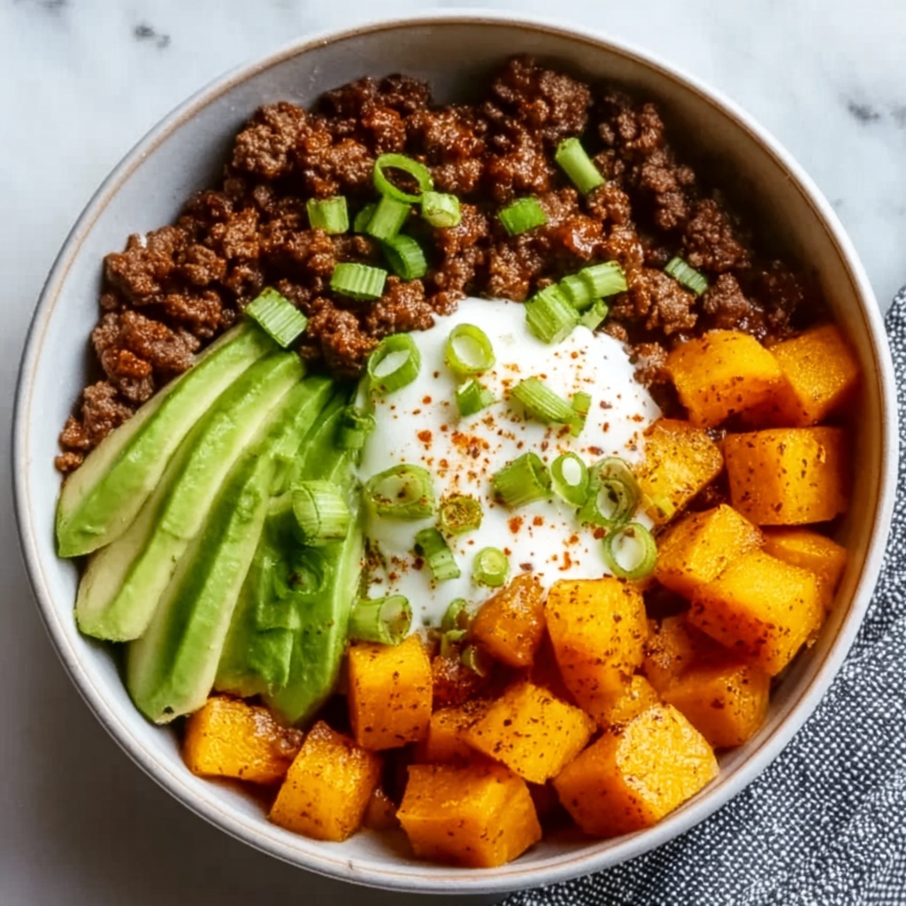 Hot Honey Ground Beef Bowl Recipe - Recipe Image