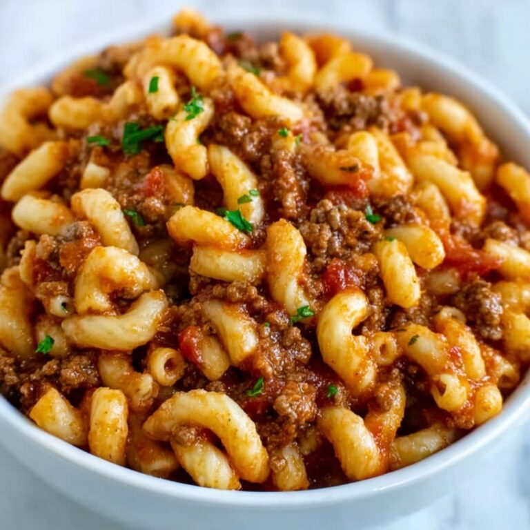 Hamburger and Macaroni Skillet Recipe