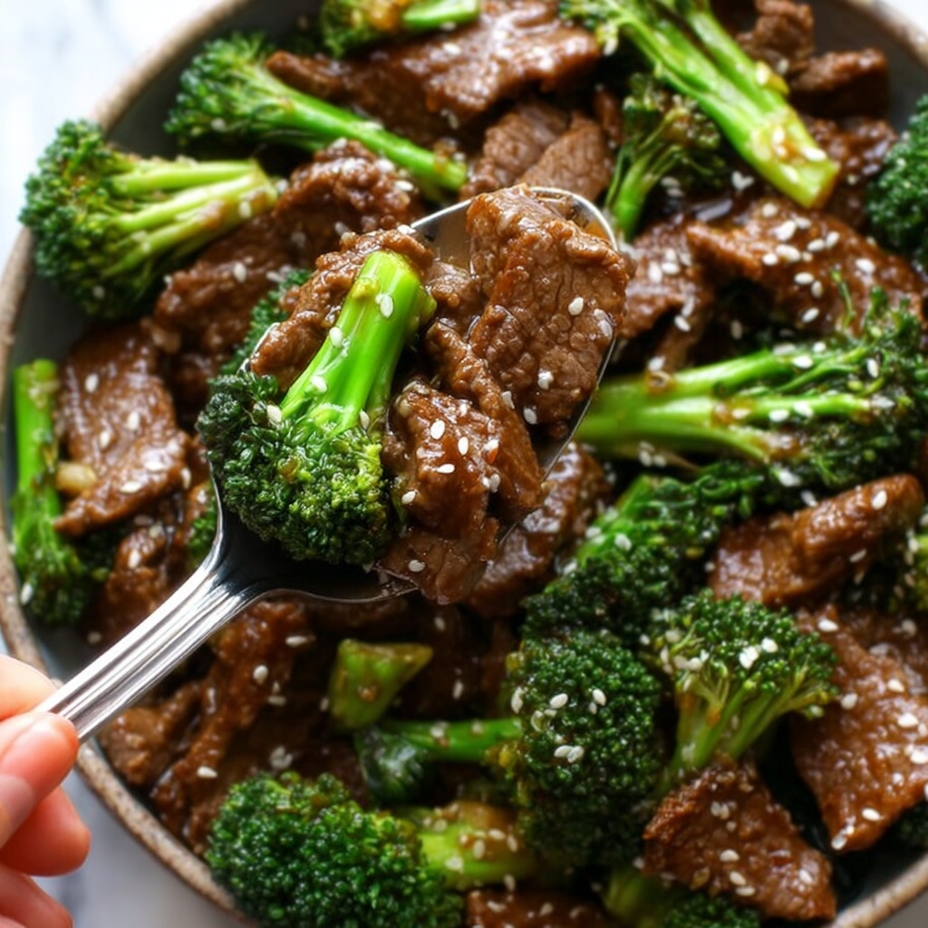 Chinese Beef and Broccoli Stir Fry Recipe - Recipe Image