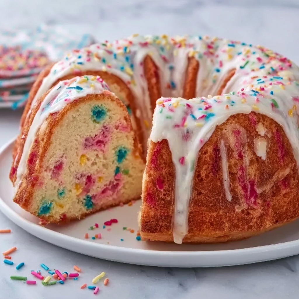 Funfetti Bundt Cake Recipe - Recipe Image