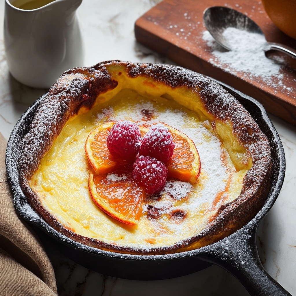 Yuzu Orange Dutch Baby: An Amazing Ultimate Recipe - Recipe Image