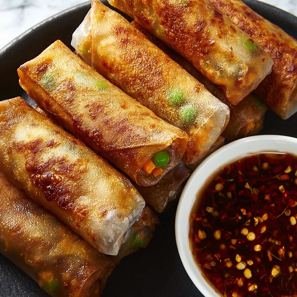 Crispy Vegetable Rice Paper Dumplings Recipe - Recipe Image