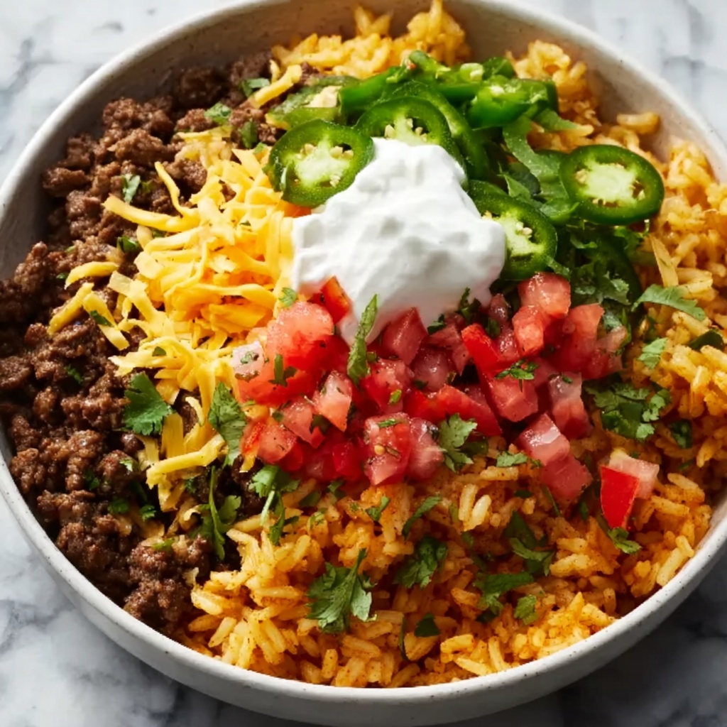 Taco Rice Bowl Recipe - Recipe Image