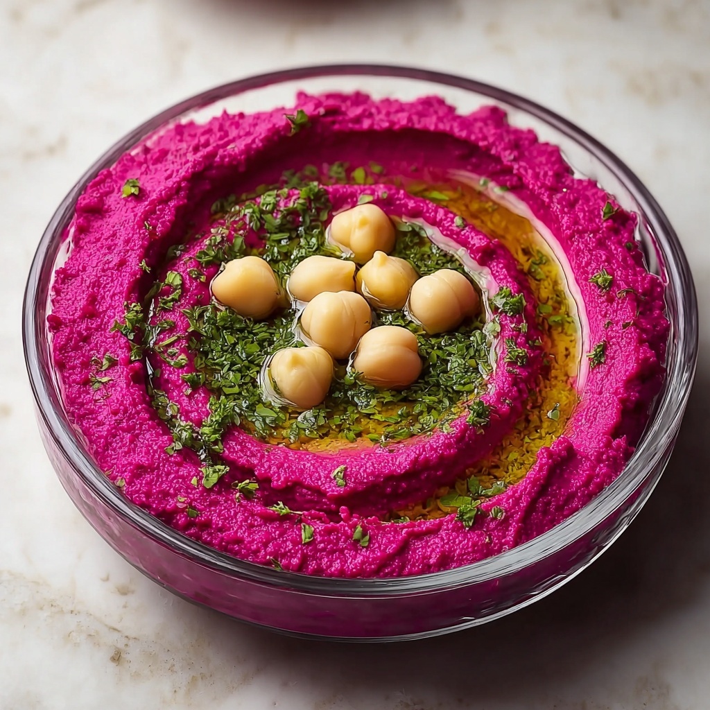 Valentine’s Day Pink Beet Hummus Recipe - Recipe Image