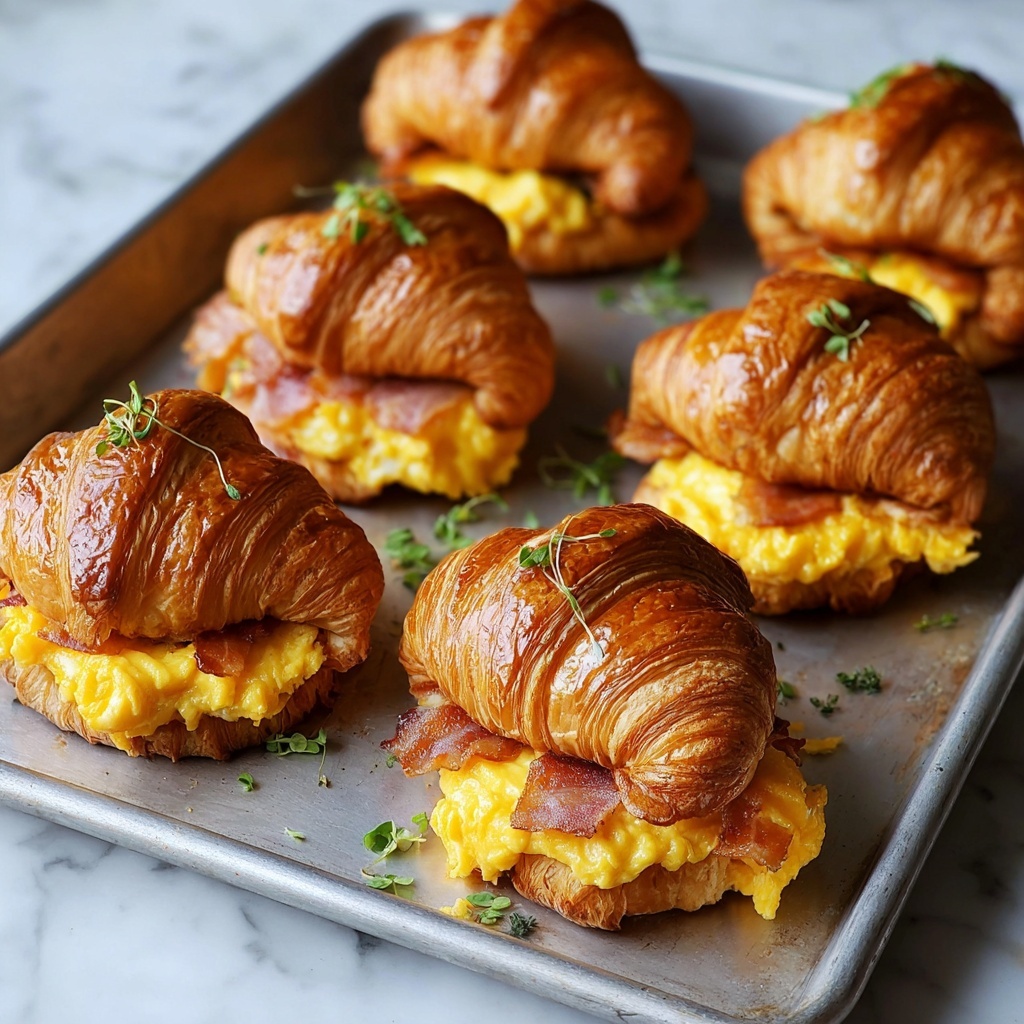 Freezer Croissant Breakfast Sandwiches for Busy Mornings Recipe - Recipe Image